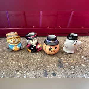 Mini Halloween candle holders